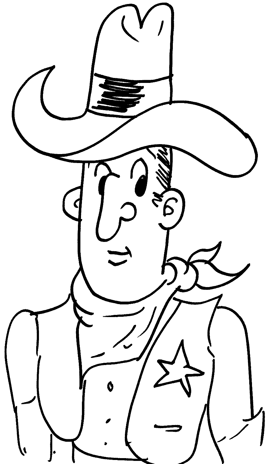 cartoon cowboy
