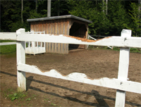 wooden fence pic