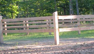 wooden fence pic